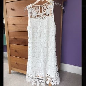 White formal dress